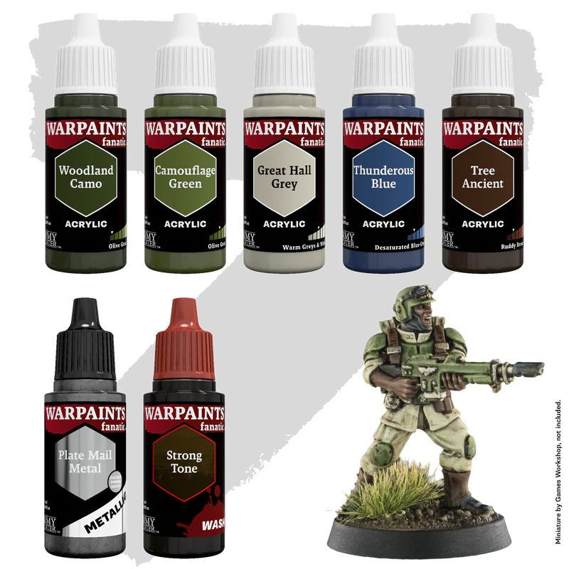 Army Painter Combat Se7ens: Field Gear Green