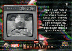 2022 Upper Deck Marvel WandaVision White Vision Card 11 “The Source Of..."/99