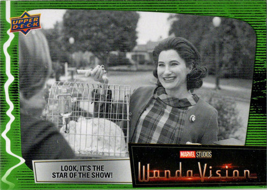 2022 Upper Deck Marvel WandaVision Green Vision Card 14 “Look, it’s the…” /225