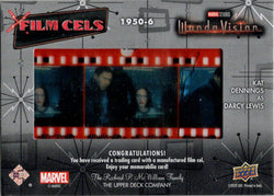 2022 Upper Deck Marvel WandaVision Film Cels Card 1950-6 Kat Dennings