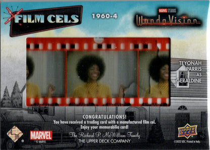 2022 Upper Deck Marvel WandaVision Film Cels Card 1960-4 Teyonah Parris