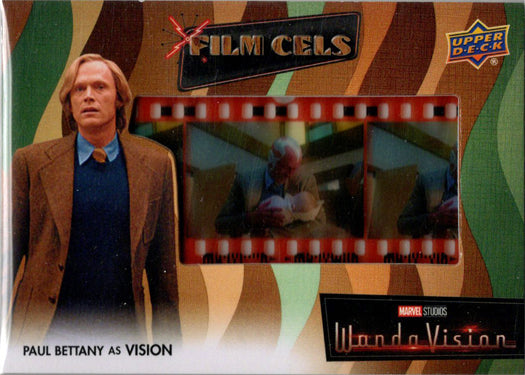 2022 Upper Deck Marvel WandaVision Film Cels Card 1970-2 Paul Bettany