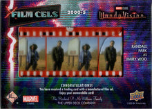 2022 Upper Deck Marvel WandaVision Film Cels Card 2000-5 Randall Park