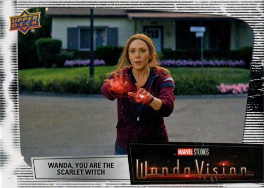 2022 Upper Deck Marvel WandaVision White Vision Card 76 “Wanda, You Are...