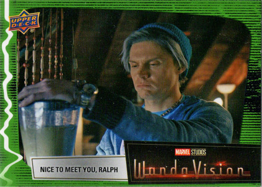 2022 Upper Deck Marvel WandaVision Green Vision Card 81 “Nice To Meet...