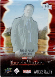 2022 Upper Deck Marvel WandaVision Wanda's Reality Plexi Card P-11 Randall Park