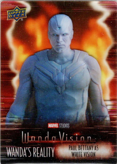 2022 Upper Deck Marvel WandaVision Wanda's Reality Plexi Card P-16 Paul Bettany