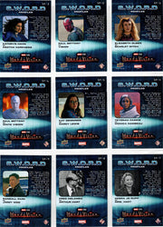 2022 Upper Deck Marvel WandaVision S.W.O.R.D Profiles Ten Card Insert Set