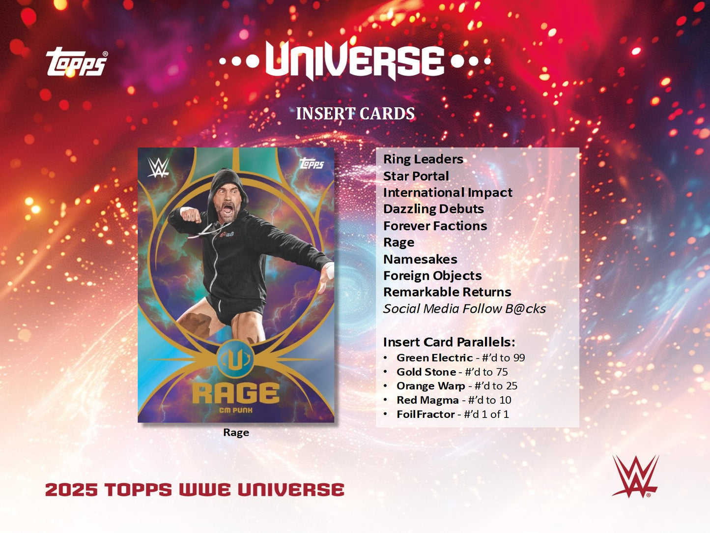 2025 Topps WWE Universe Hobby Box