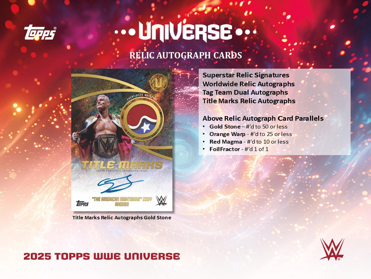 2025 Topps WWE Universe Hobby Box