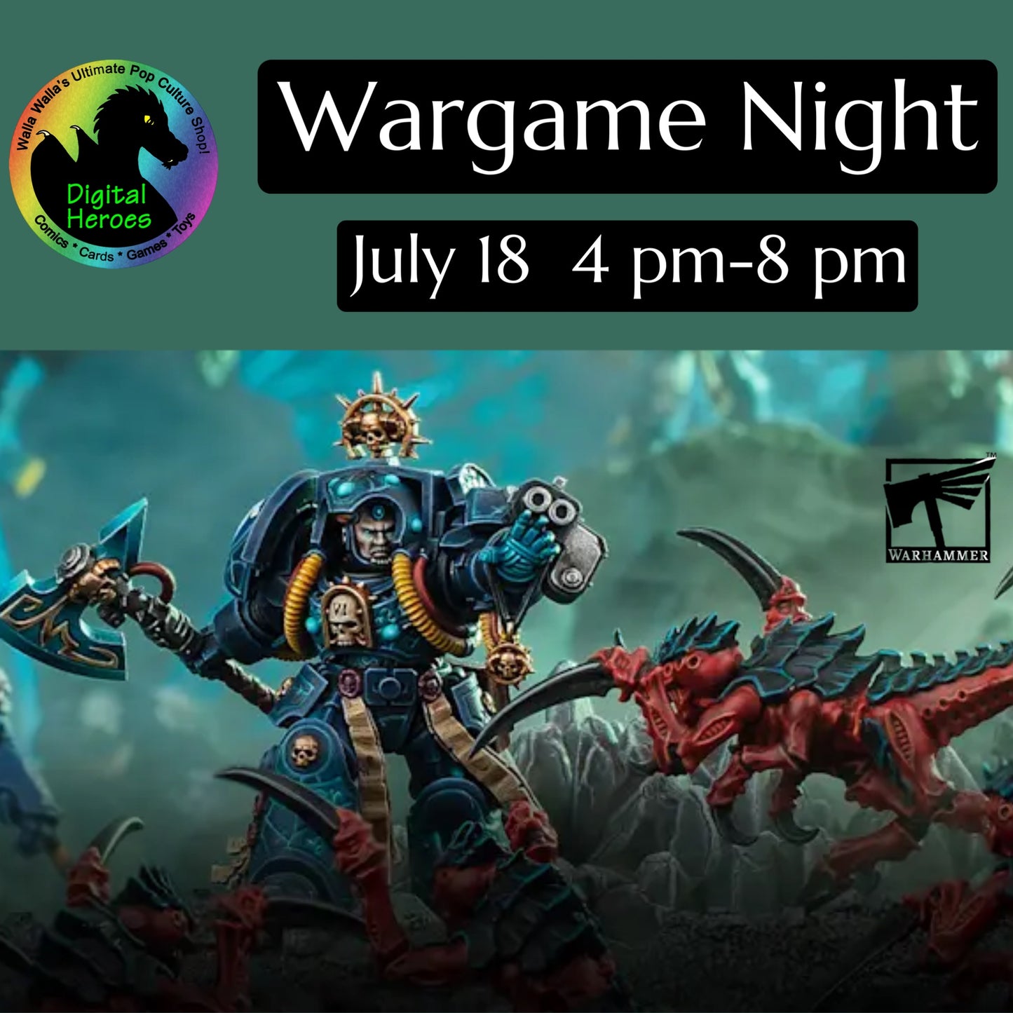 07/18/2026 Free-Play Wargame Night Ticket