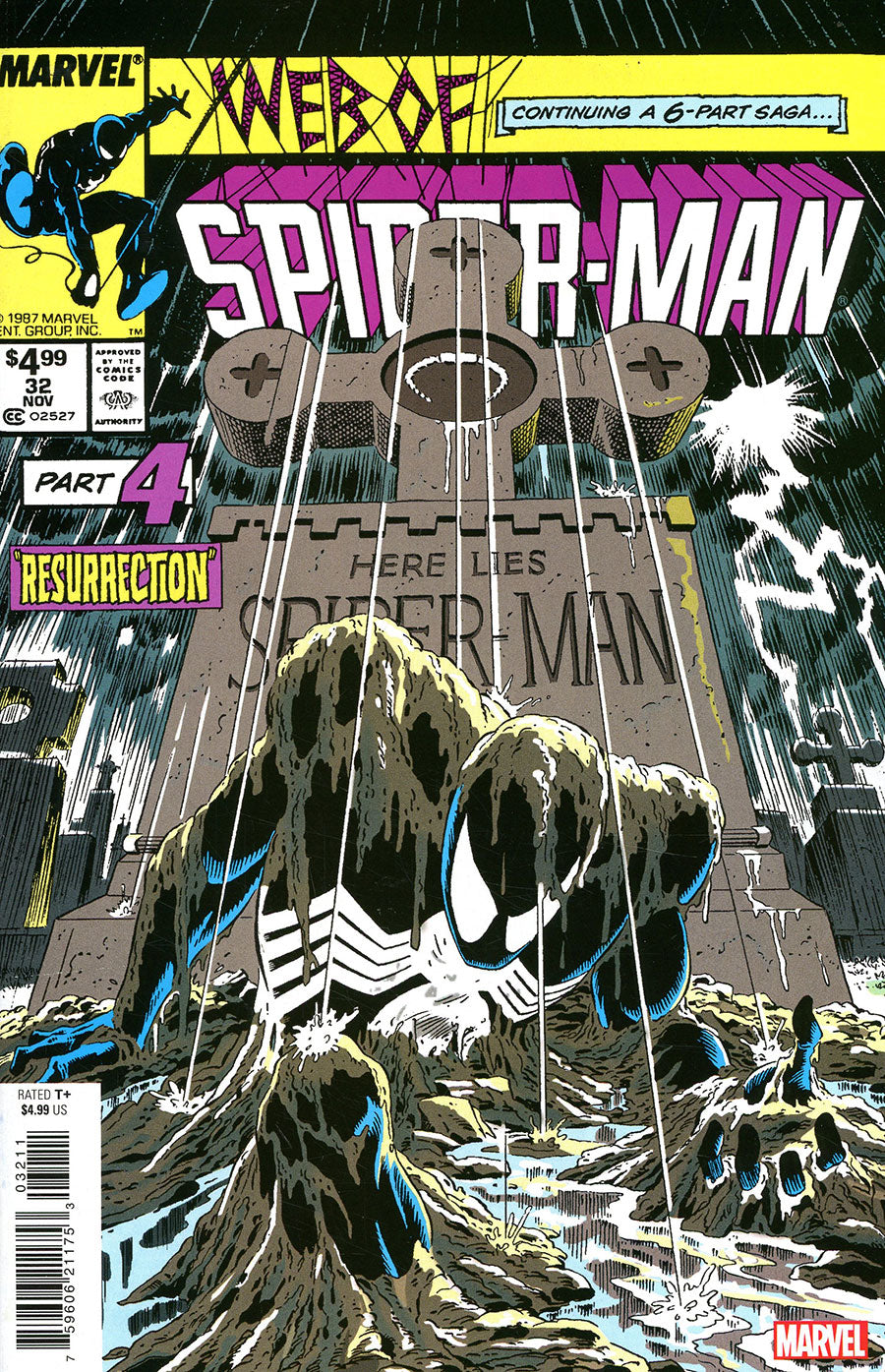 Web Of Spider-Man #32 Facsimile Edition