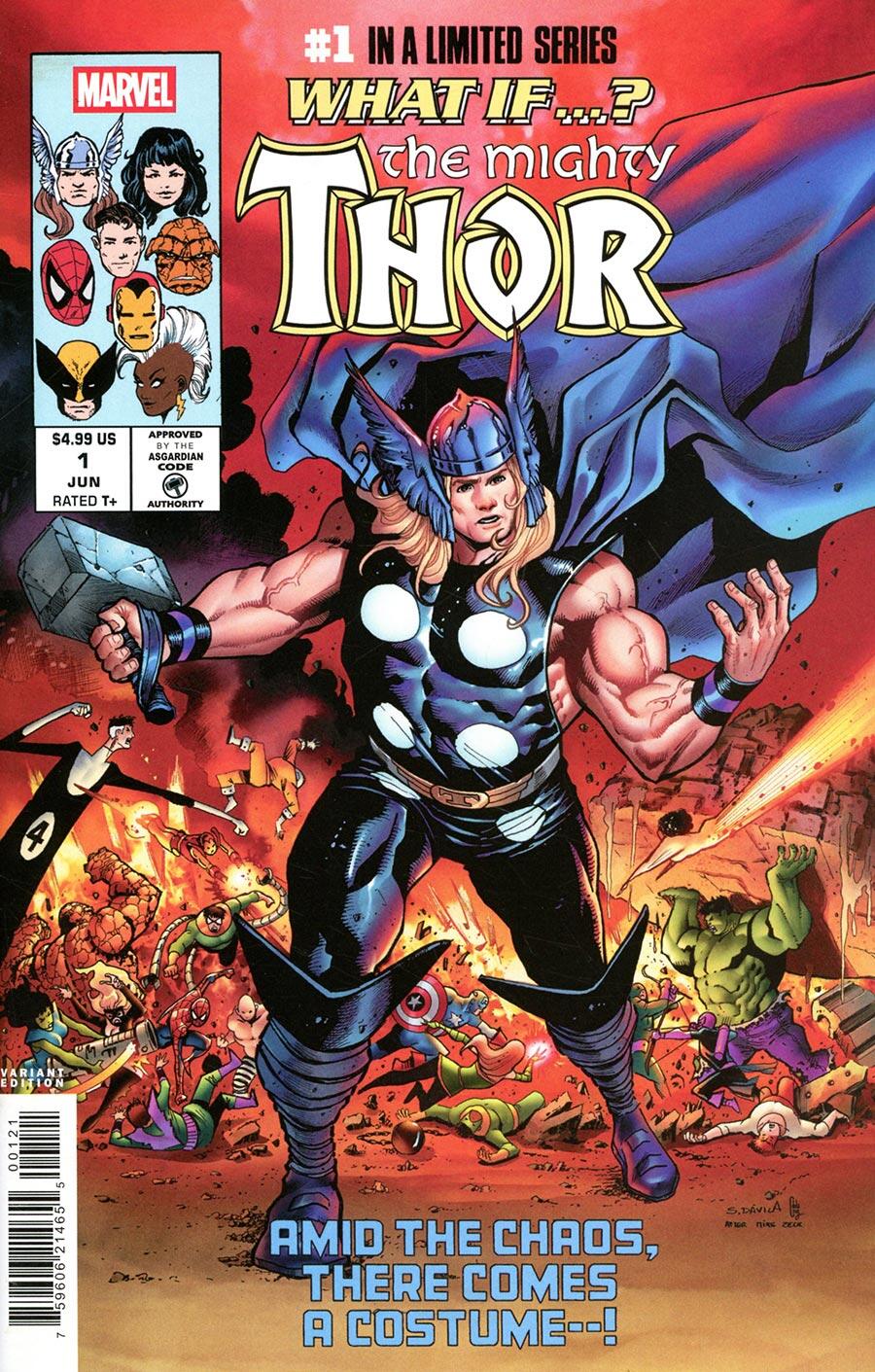 What If...? Thor #1 Sergio Davila Homage Variant