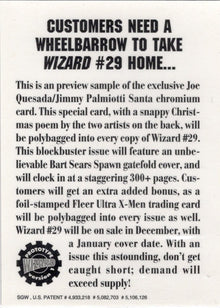 Wizard #29 Prototype Version 1 Santa Limited Chromium Card