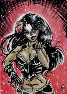 Zenescope Legacy 2019 5finity Artist Exclusive Sketch Card by Amber Stone