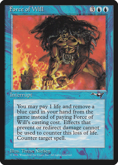 Magic: The Gathering MTG Force of Will [Alliances] Graded CGC 10 Gem Mint
