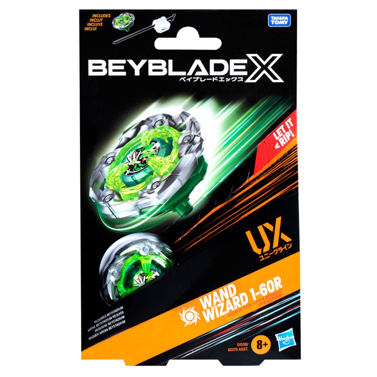 Beyblade X Starter Pack: Wand Wizard 1-60R