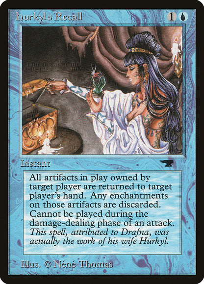 Magic: The Gathering MTG Hurkyl's Recall [Antiquities] Graded CGC 8 NM/Mint