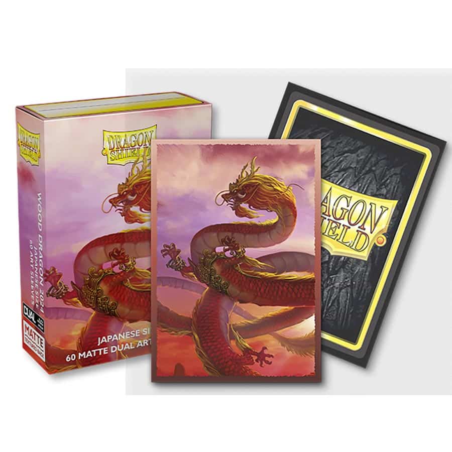 Dragon Shield Japanese Matte Dual Art Sleeve -  Chinese New Year 2024: Year of the Wood Dragon