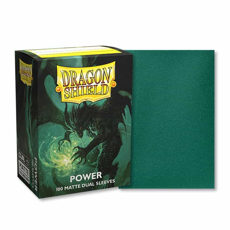 Dragon Shield Matte DUAL Sleeve - 'Power' 100ct