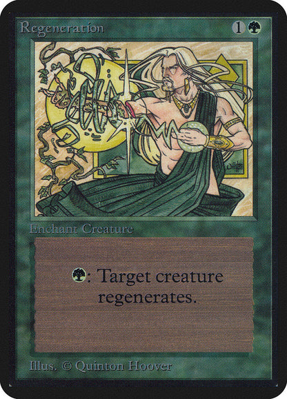 Magic: the Gathering MTG Regeneration [Alpha Edition] Graded CGC 7.5 Near Mint+