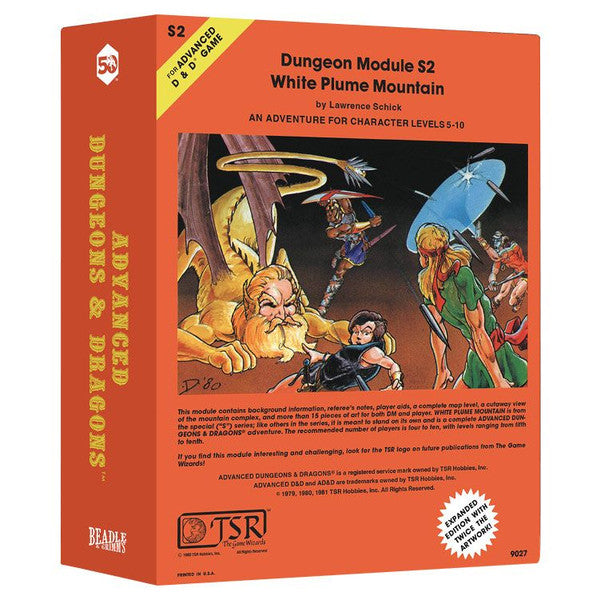 Beadle & Grimm's Dungeons & Dragons Classic Module Dice Collection - White Plume Mountain