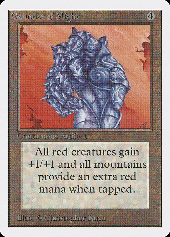 マジック：ザ・ギャザリング Gauntlet of Might Magic: The Gathering MTG Gauntlet of Might [Unlimited