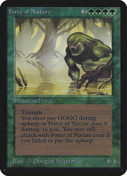 Magic: The Gathering MTG Force of Nature [Alpha Edition] Graded CGC 5.5 Excellent+