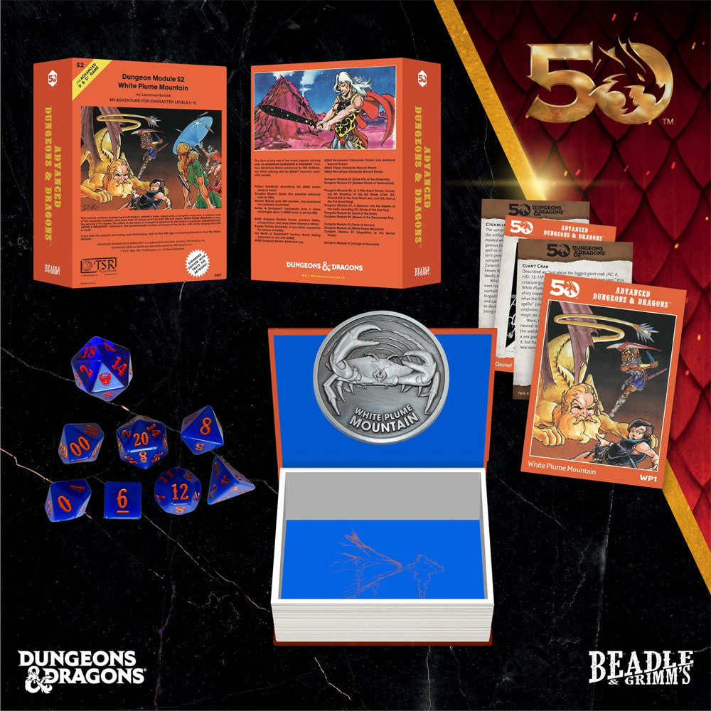 Beadle & Grimm's Dungeons & Dragons Classic Module Dice Collection - White Plume Mountain