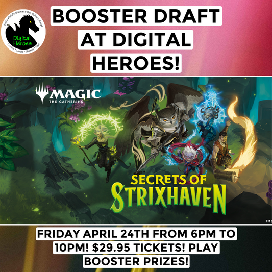04/24/2026 6:00PM Magic FNM: Secrets of Strixhaven Booster Draft Ticket