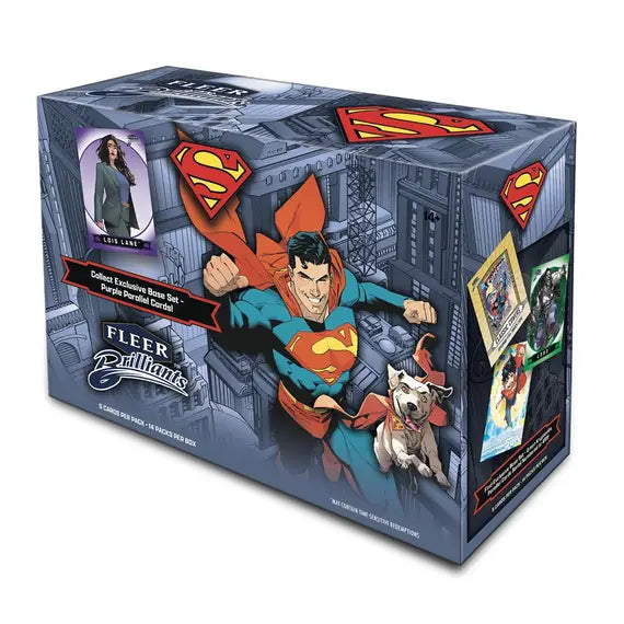 2025 UD Fleer Brilliants Superman Mega Box