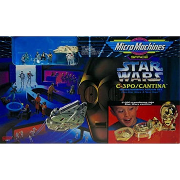 1994 Micro Machines Star Wars C-3PO/Cantina Transforming Action Set