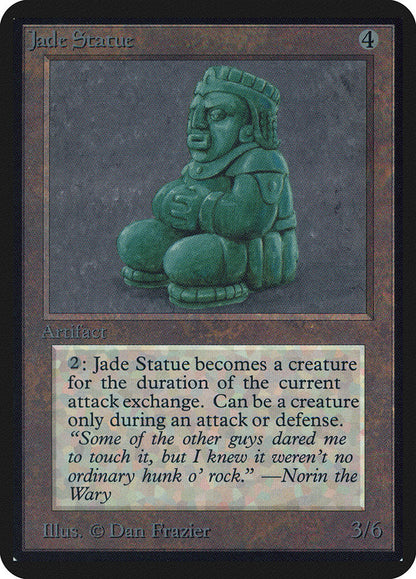 Magic: the Gathering MTG Jade Statue [Alpha Edition] Graded CGC 6.5 EX/NM+