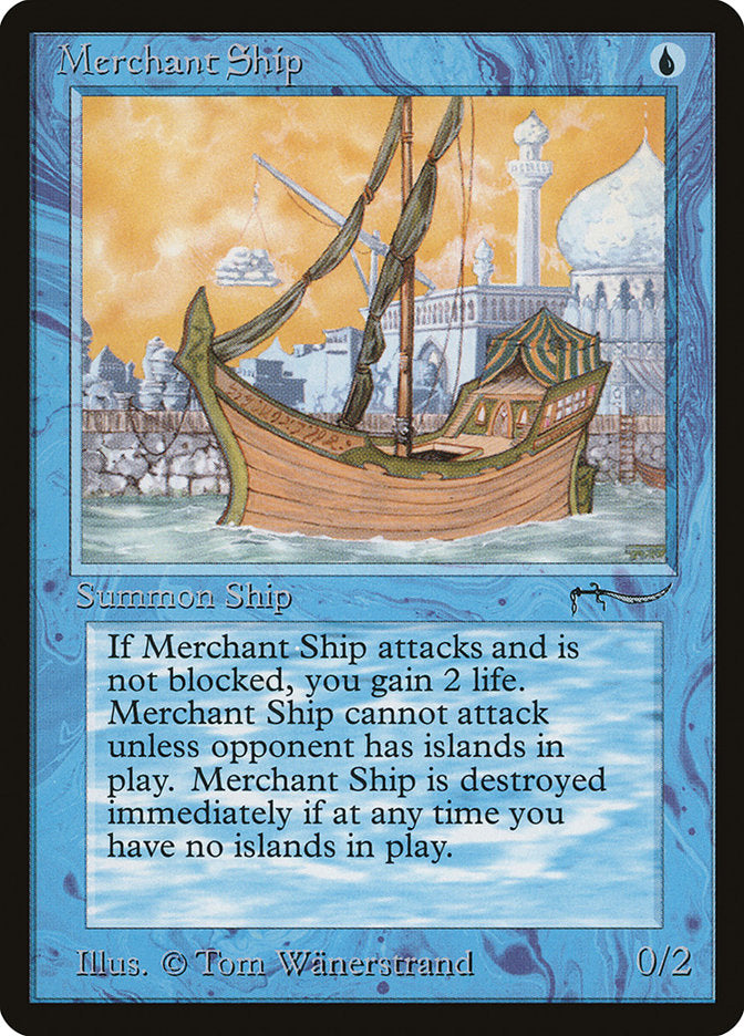 Magic: The Gathering MTG Merchant Ship [Arabian Nights] Graded CGC 8.5 NM/Mint+