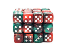 Old School Dice: 36ct 12mm d6 Dice Set - Vorpal - Red & Green