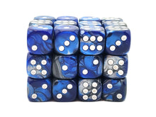 Old School Dice: 36ct 12mm d6 Dice Set - Vorpal - Silver & Blue