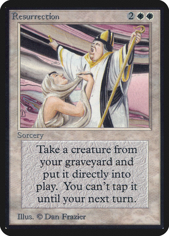 Magic: the Gathering MTG Resurrection [Alpha Edition] Graded BGS 8 NM/MT