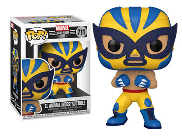 Funko Pop 711 Marvel Lucha Libre Edition El Animal Indestructible