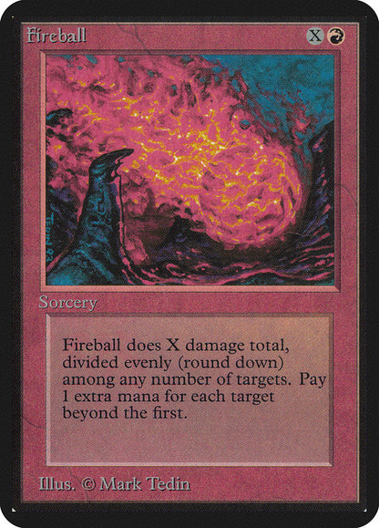 Magic: The Gathering MTG Fireball [Alpha Edition] Graded CGC 8.5 NM/Mint+