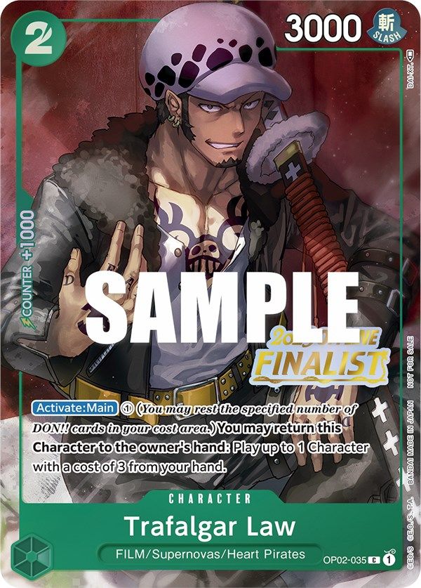 Trafalgar Law (Offline Regional 2023) [Finalist] [One Piece Promotion Cards]