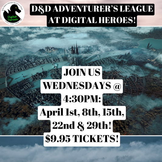 04/01/2026 4:30 PM D&D Adventurer's League: Steinhardt's Guide to the Eldritch Hunt Ticket