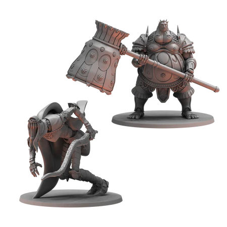 Dark Souls RPG Miniatures - Dancer of the Boreal Valley & Executioner Smough