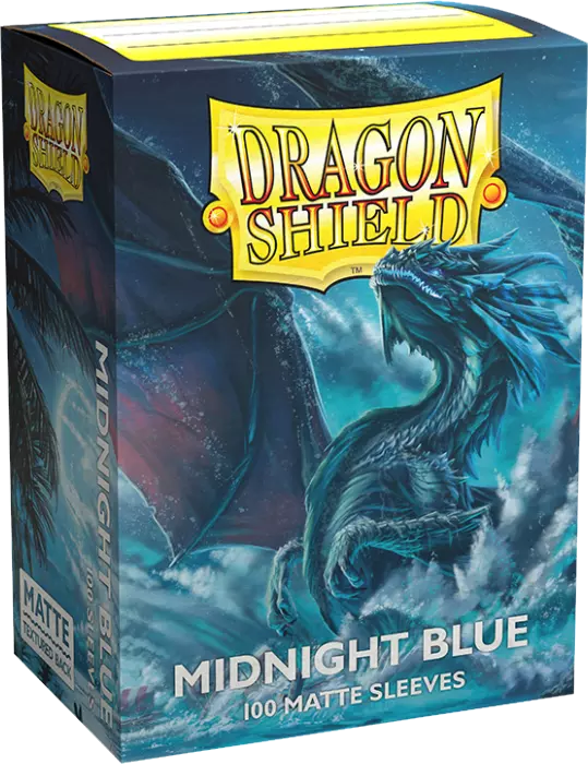 Dragon Shield Matte Sleeve - Midnight Blue ‘Ondallix’ 100ct