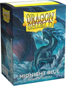 Dragon Shield Matte Sleeve - Midnight Blue ‘Ondallix’ 100ct