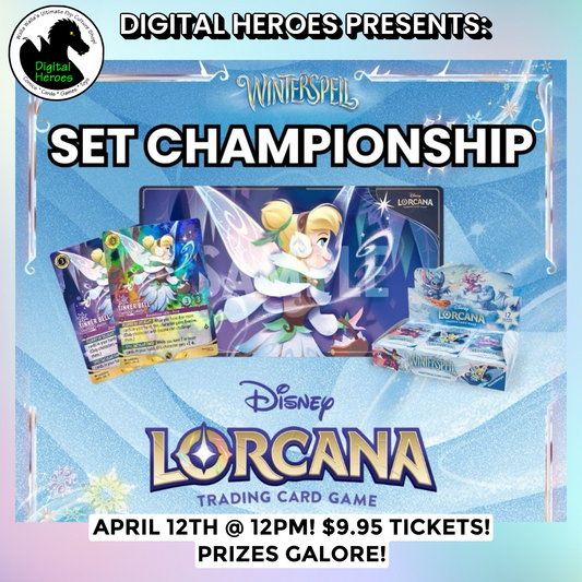 04/12/2026 12:00 PM Disney Lorcana Winterspell Set Championship Ticket