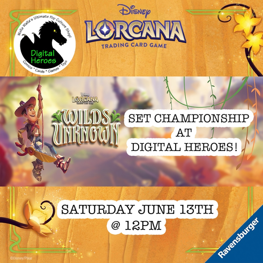 06/13/2026 12:00 PM Disney Lorcana Wilds Unknown Set Championship Ticket