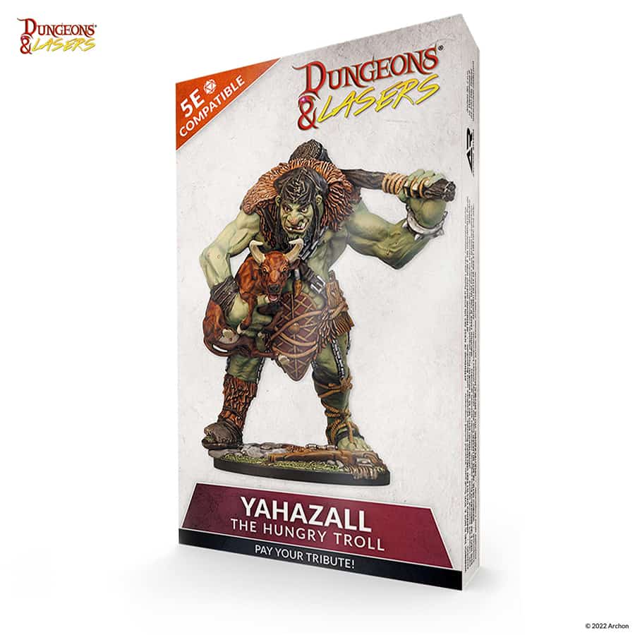 Dungeons & Lasers: Miniatures - Yahazzal the Hungry Troll