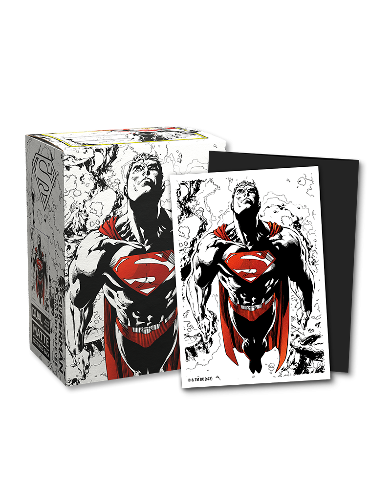 Dragon Shield Matte Sleeve - Dual ‘Superman (Red/White)’ 100ct