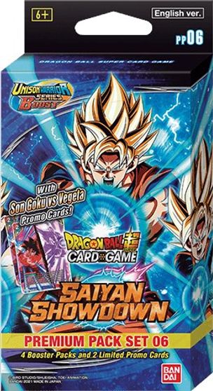 Dragon Ball Super TCG Unison Warrior Series: Saiyan Showdown Premium Pack Set
