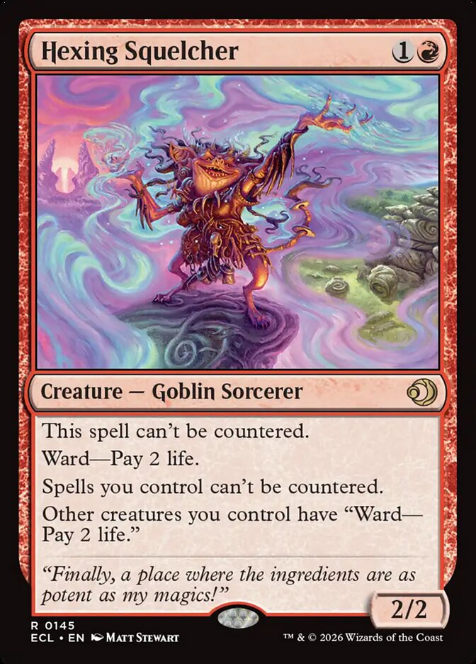MTG Hexing Squelcher [Lorwyn Eclipsed] Near Mint Single